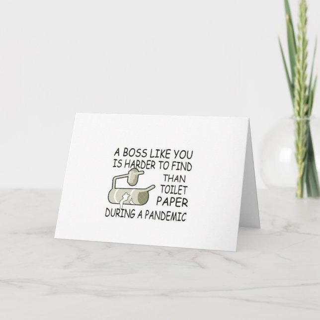 HAPPY BIRTHDAY **BOSS** CARD (Front)