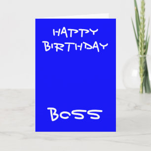 Happy birthday boss greeting cards