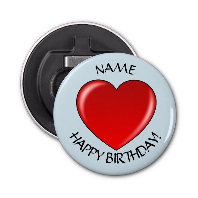 Happy Birthday Bottle Opener (Front)