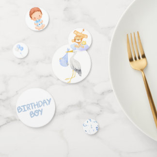 Happy birthday boy confetti