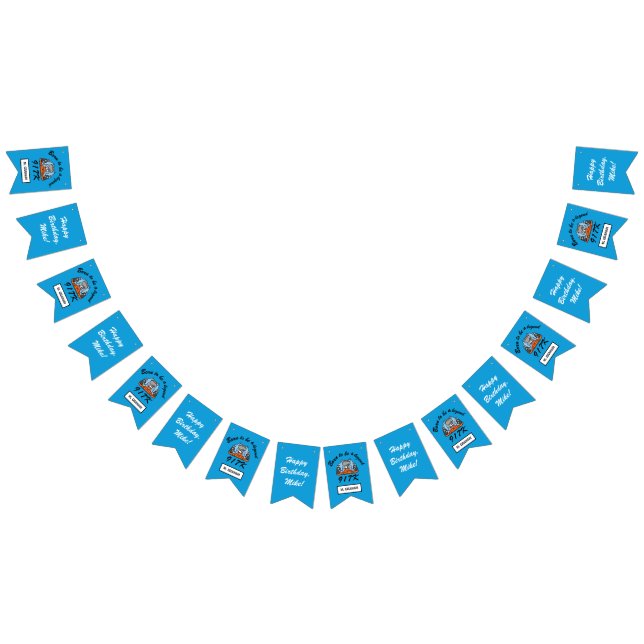 Happy Birthday Boy Racing Car Bunting (All)