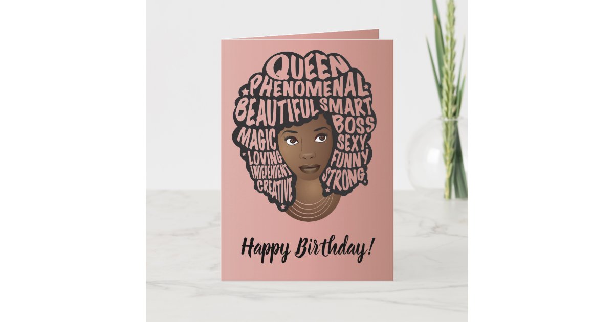 Happy Birthday, Brazilian Women, Pink Card | Zazzle