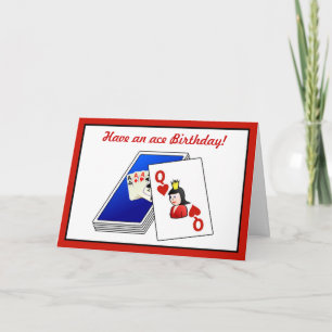 Happy Birthday bridge card playing cards poker
