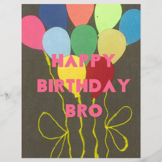 Happy Birthday Bro (Front)