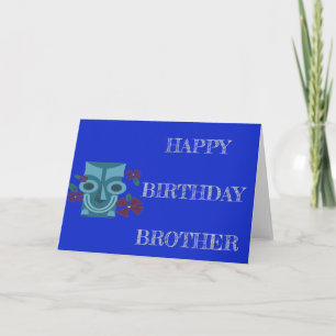 Happy Birthday Brother Card