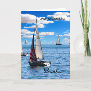 Happy Birthday Brother Card