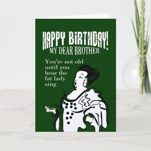 Happy birthday brother card (Front)