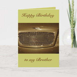 Happy Birthday Brother from Brother/Sister Card