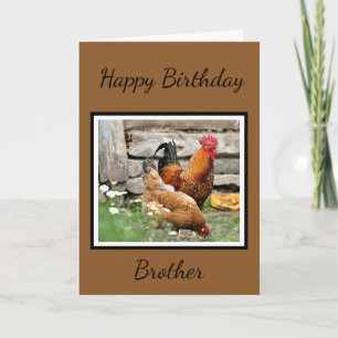 Happy Birthday Brother/Inside Greeting Card