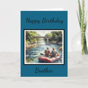 Happy Birthday Brother/Inside Greeting Card