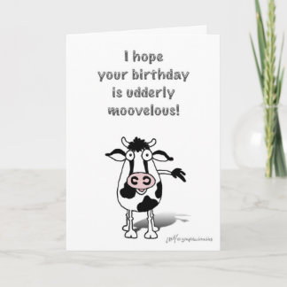 Happy Birthday Bull! Card