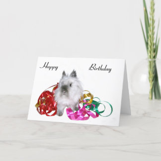 Happy Birthday Bunny Card