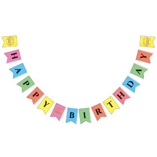 Happy Birthday  Bunting