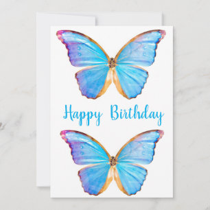Happy Birthday Butterflies card