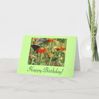 Happy Birthday Butterfly Card
