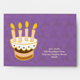 Happy Birthday Cake Envelope