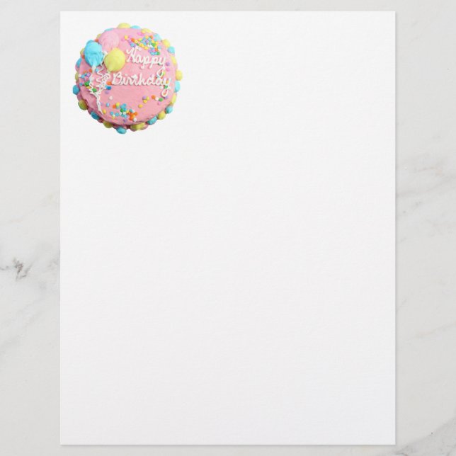 Happy Birthday Cake Flyer (Front)