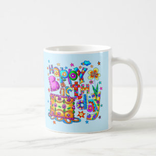 Happy Birthday Cake  mugs