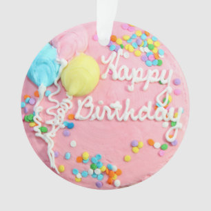 Happy Birthday Cake Ornament