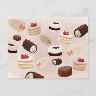 Happy Birthday Cake Parade Postcard