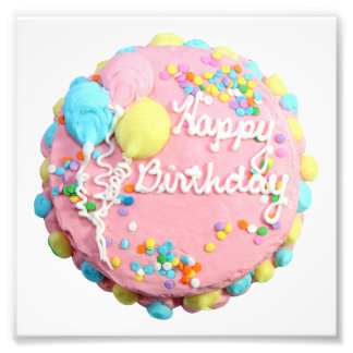 Happy Birthday Cake Photo Prints