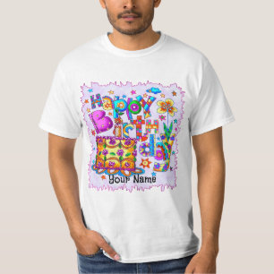 Happy Birthday Cake t-shirts