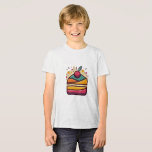 Happy Birthday Cake Youth Tri-Blend Shirt
