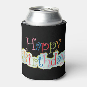 Happy Birthday Can Cooler