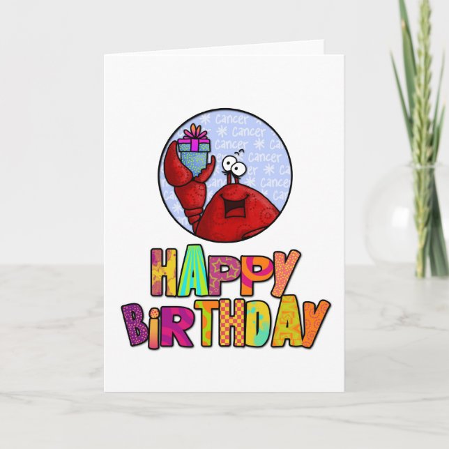 Happy Birthday - cancer Card (Front)