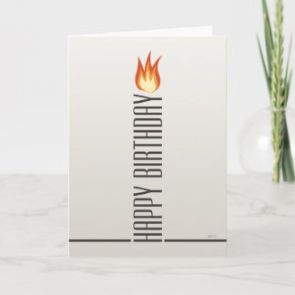 Happy Birthday Candle Card