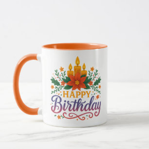 Happy Birthday Candle Combo Mug