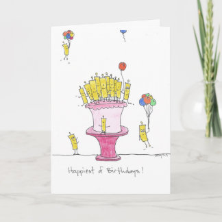 Happy Birthday Candles Card