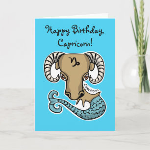 Happy Birthday, Capricorn! Greeting Card