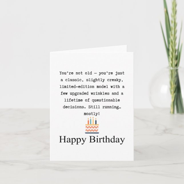 Happy birthday card (Front)