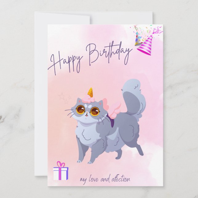 Happy Birthday Card  (Front)