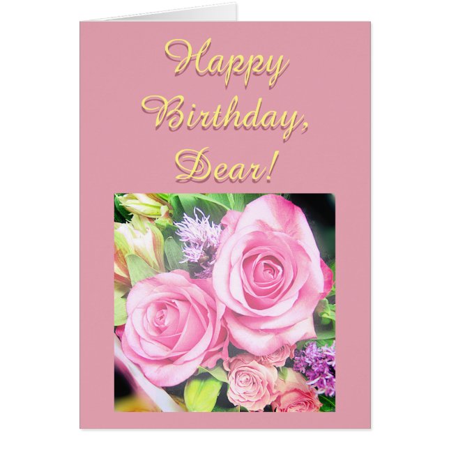 Happy Birthday - Card (Front)
