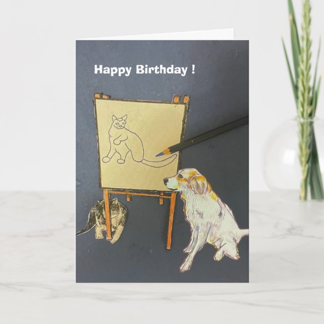 Happy Birthday Card (Front)