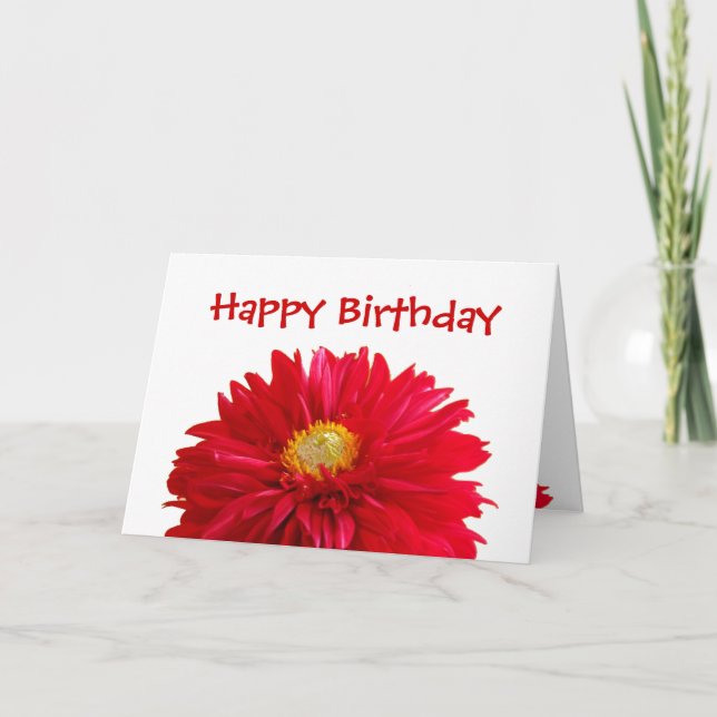 Happy Birthday Card (Front)