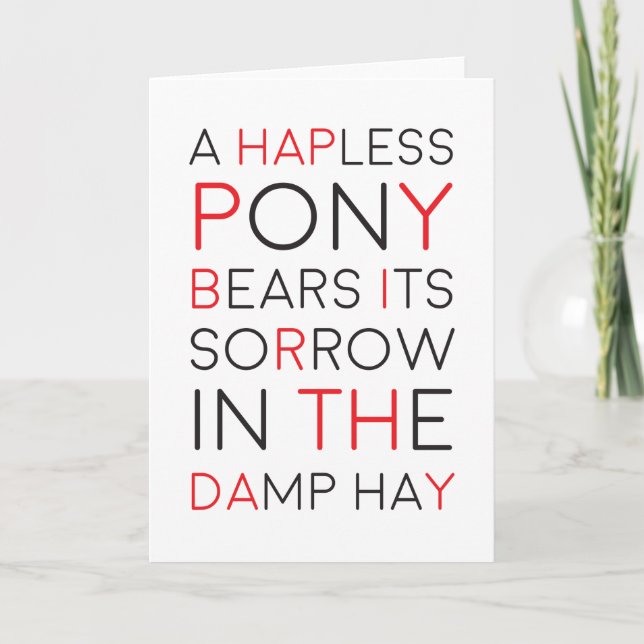 Happy Birthday Card (Front)
