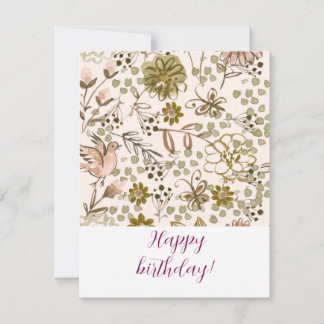 Happy birthday! card