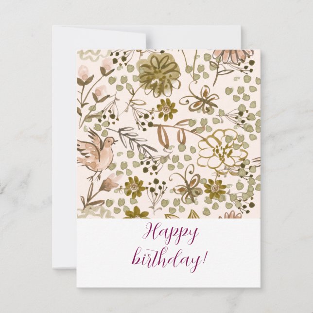 Happy birthday! card (Front)