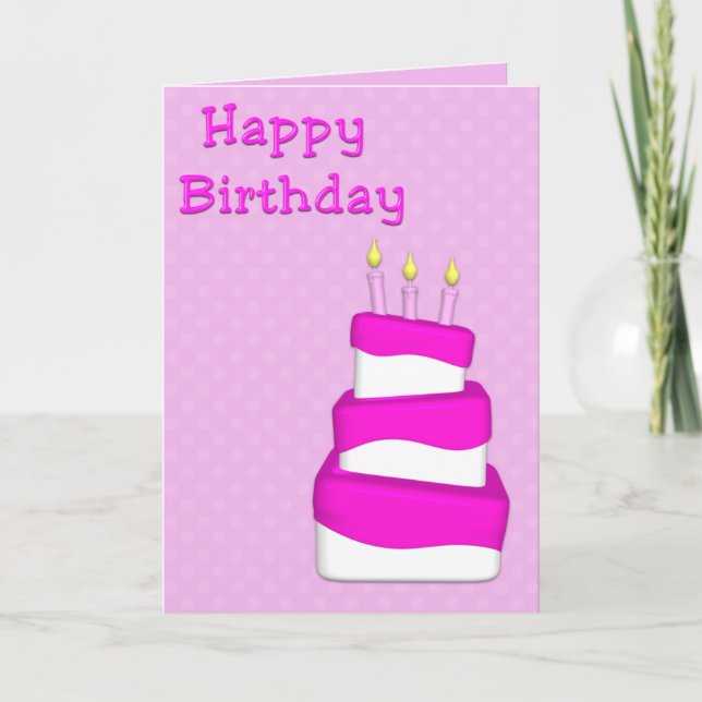 Happy Birthday Card (Front)