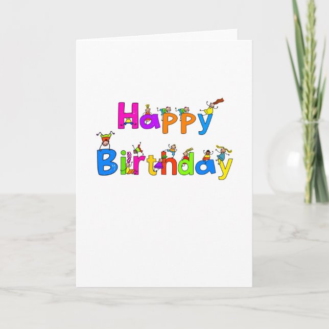 Happy Birthday Card (Front)