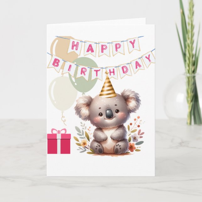 Happy Birthday Card (Front)