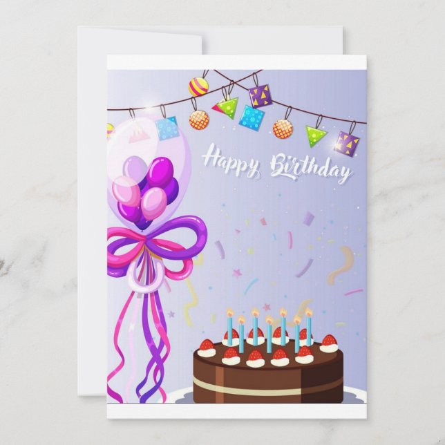 Happy Birthday Card (Front)