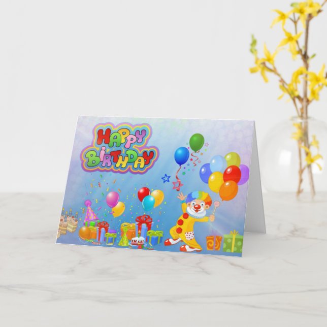 Happy birthday card (Yellow Flower)