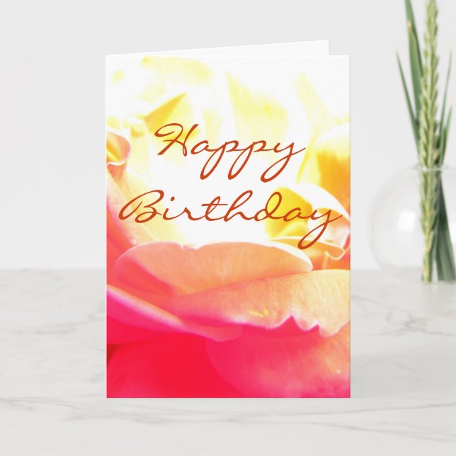 Happy Birthday Card (Front)