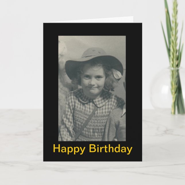 Happy Birthday Card (Front)