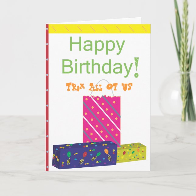 Happy Birthday Card (Front)