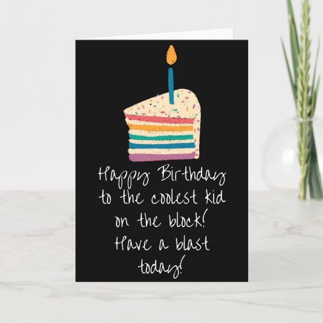 Happy Birthday Card (Front)